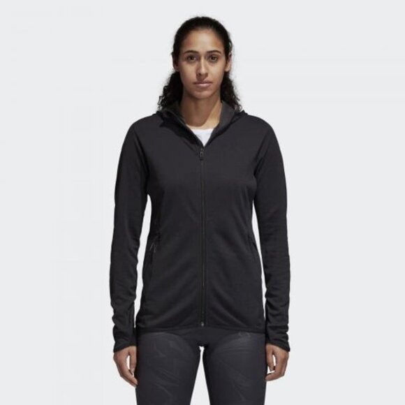 ADIDAS  CLIMACOOL Hooded Jacket Dark Grey Size Medium - Picture 1 of 15